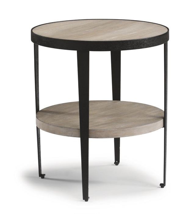 Flexsteel Compass Chairside Table  in Gray/Black image