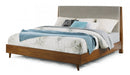 Flexsteel Wynwood Ludwig Upholstered King Platform Bed in Medium Brown image