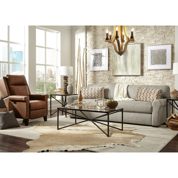 Sophia Collection STATIONARY SOFA W/2 PILLOWS