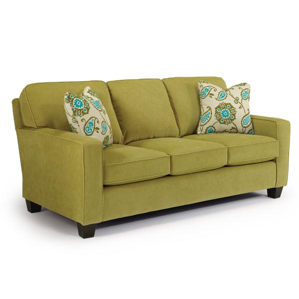 Annabel Collection STATIONARY SOFA W/2 PILLOWS