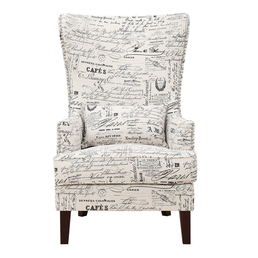 Kori Accent Chair in French Script image