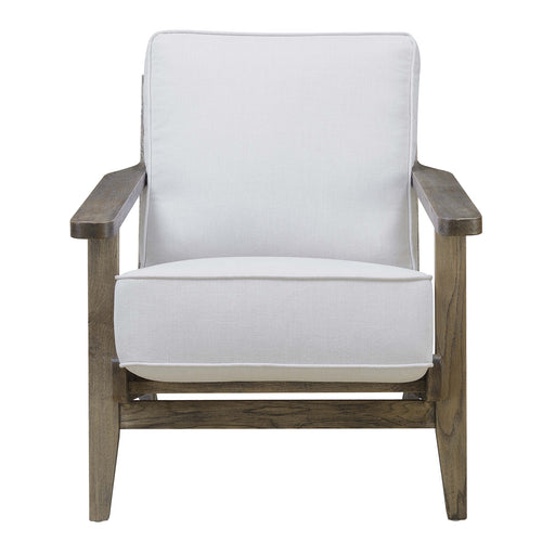 Metro Accent Chair in Taupe w/ Antique Legs image