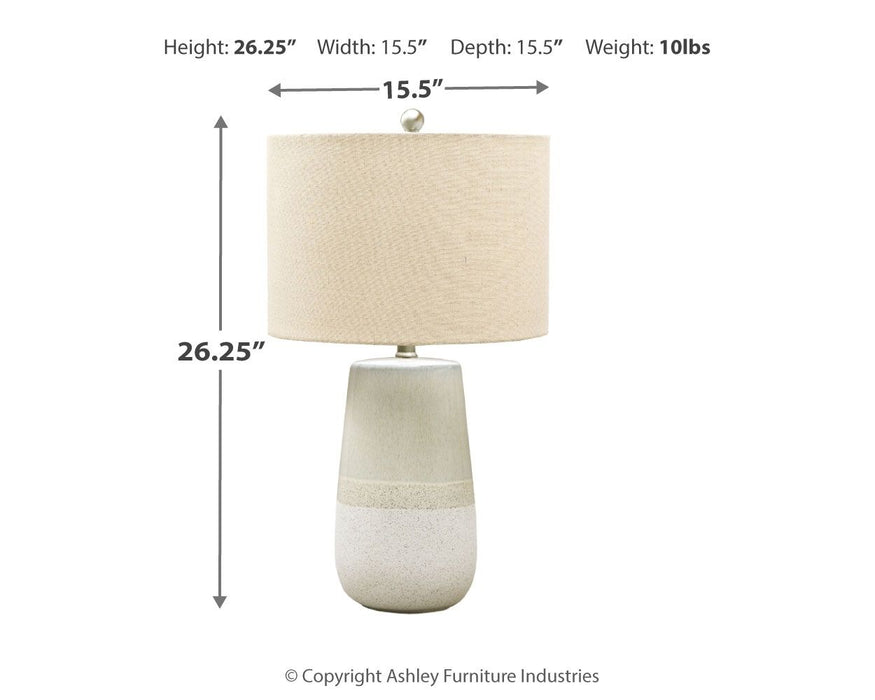 Shavon - Ceramic Table Lamp (1/cn)