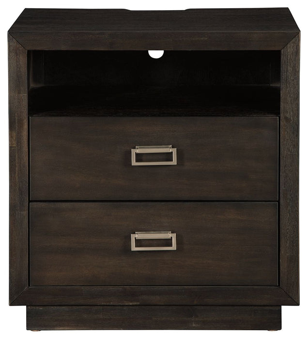 Hyndell - Two Drawer Night Stand
