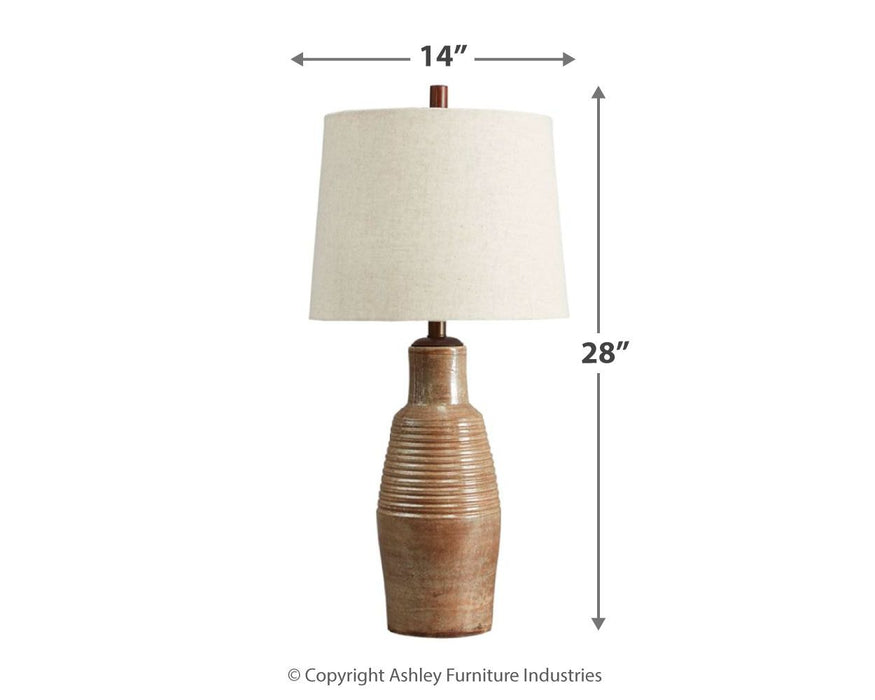 Calixto - Terracotta Table Lamp (1/cn)