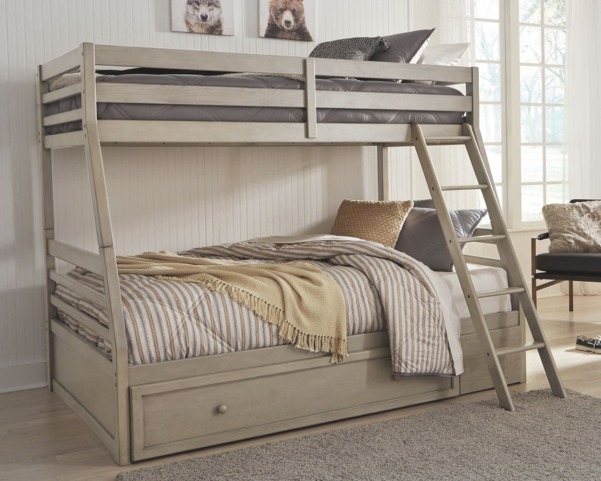 Lettner - Twin Over Full Bunk Bed With 1 Large Storage Drawer