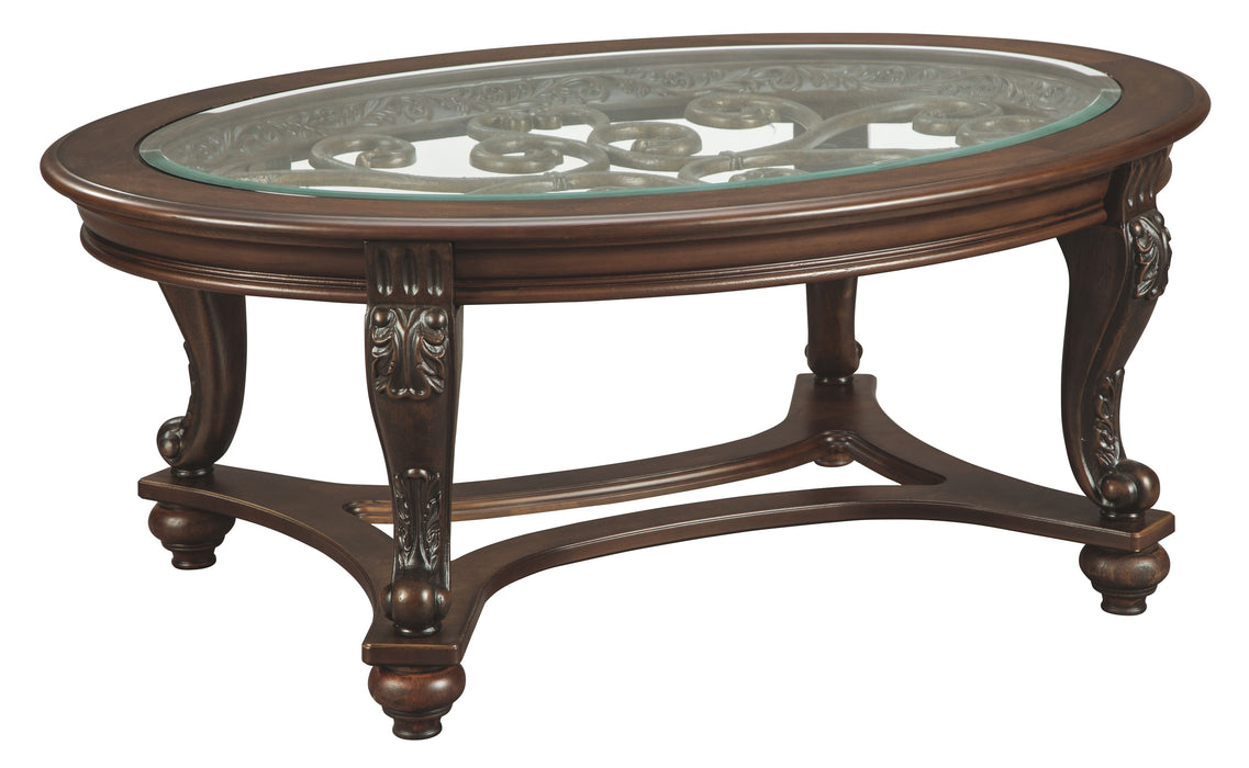 Norcastle - Oval Cocktail Table
