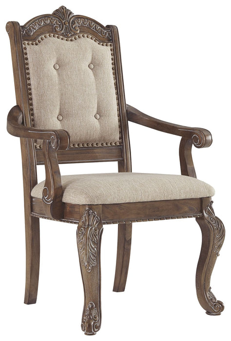 Charmond - Dining Uph Arm Chair (2/cn)