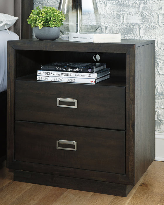 Hyndell - Two Drawer Night Stand