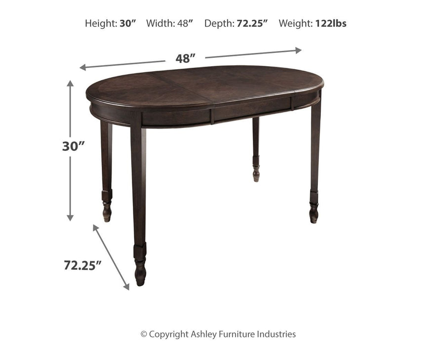 Adinton - Oval Dining Room Ext Table